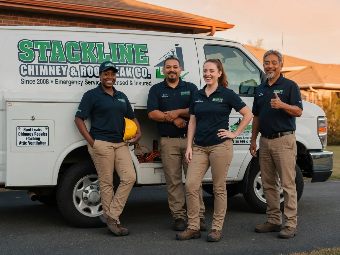 Chimney flashing repair company in Farmer, OH